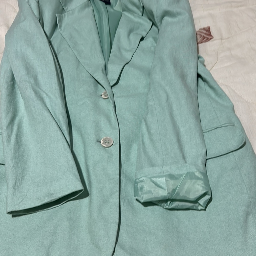 Laura Scott Tailored Button-Close Jacket Size 12